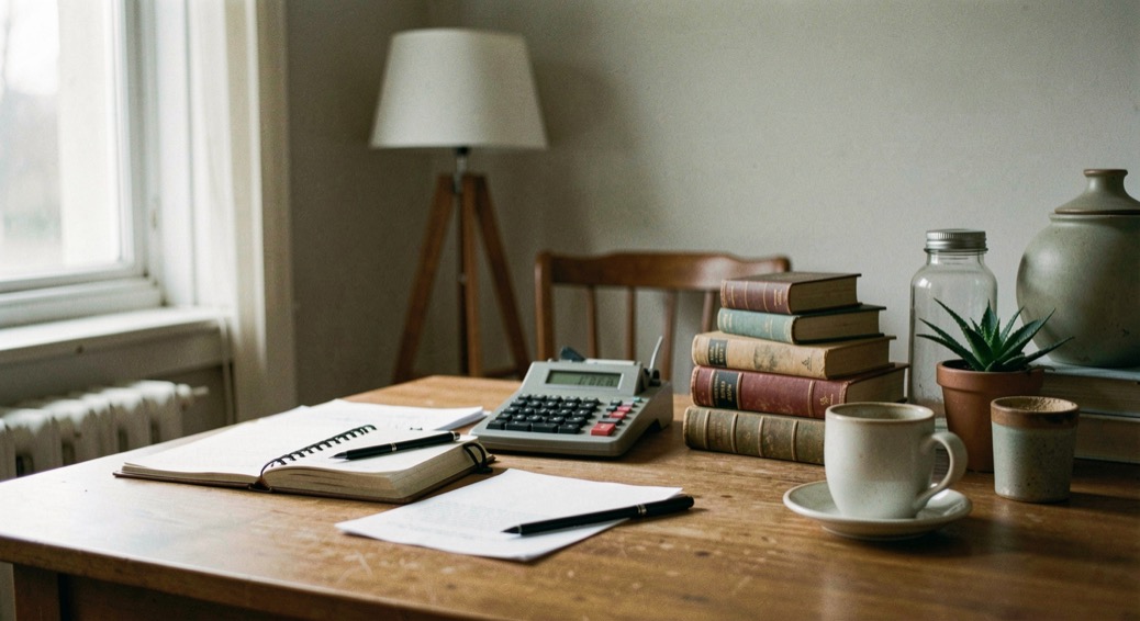 A calm editorial scene for Strange Noises In House At Night using ordinary objects, soft natural light, and no staged evidence